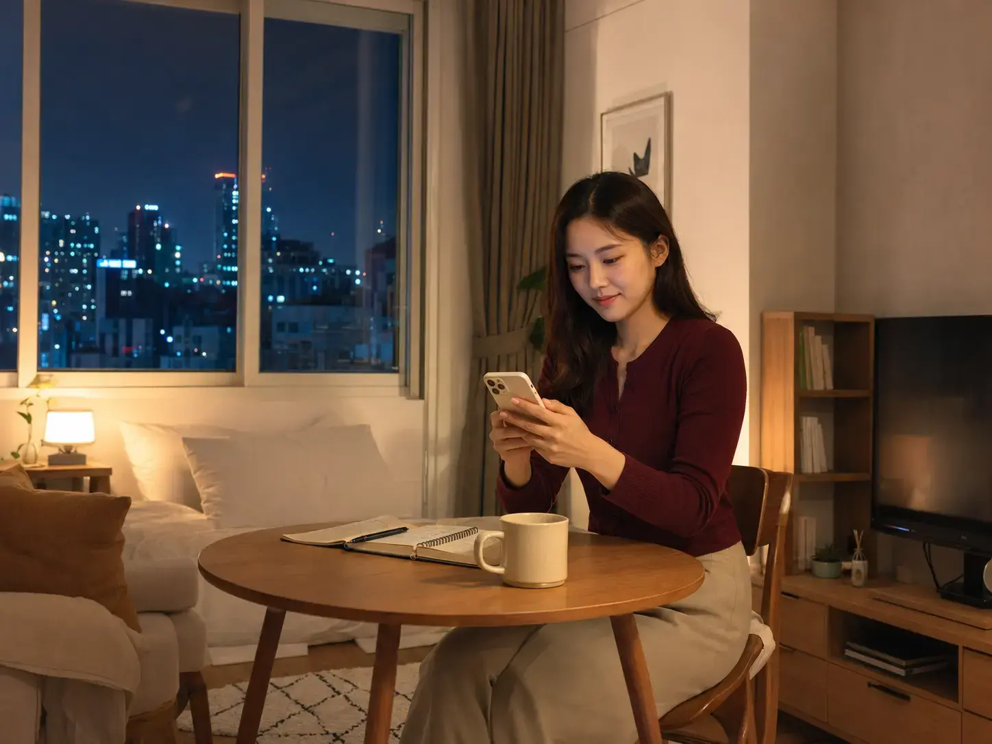 인천 구월동 인천시청에서 현재 위치와 가능한 시간을 상담하는 로컬 에디터 서윤
