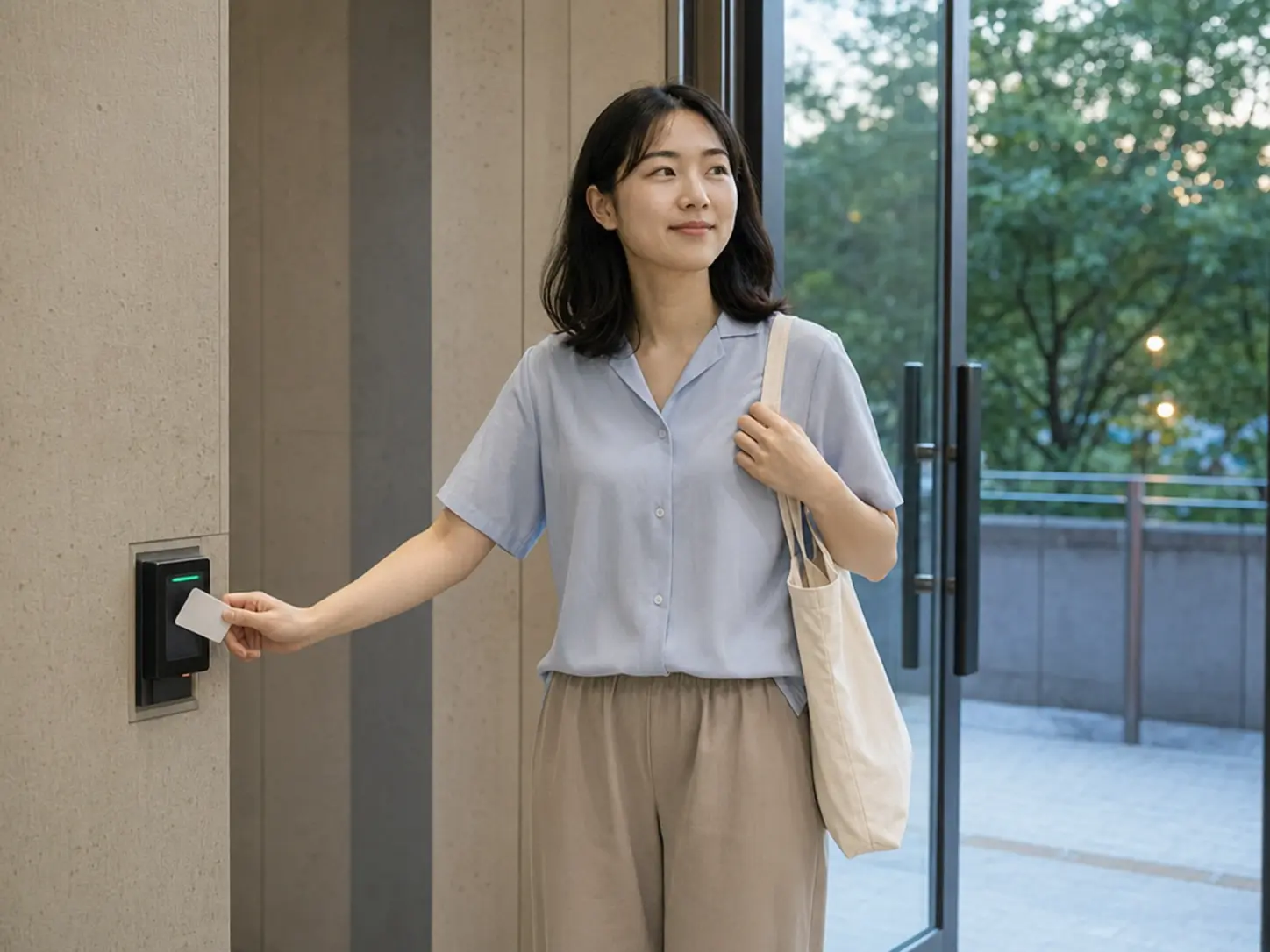 대전 · 월평동 숙소에 여행가방을 들고 도착해 체크인하는 로컬 에디터 유진