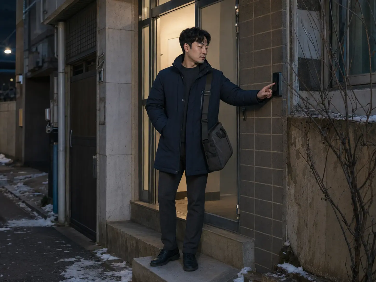 대전 · 용문동 숙소에 여행가방을 들고 도착해 체크인하는 로컬 에디터 도윤