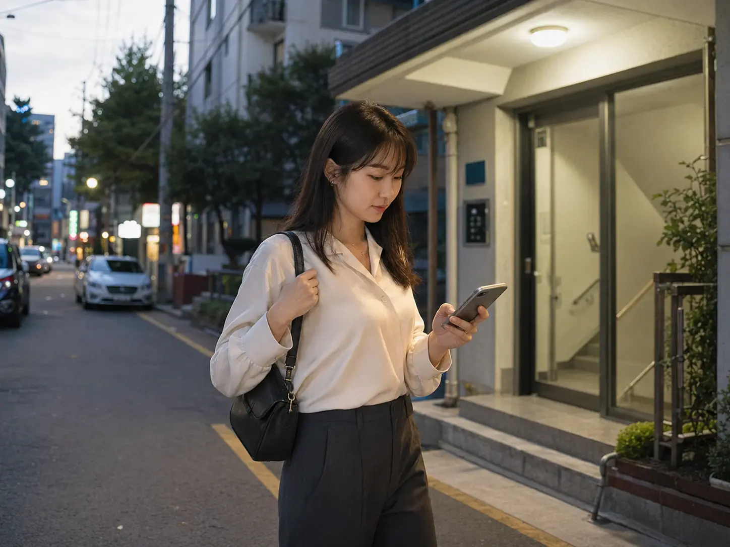 인천 부평 부평역 인근에서 숙소로 이동하는 로컬 에디터 지우