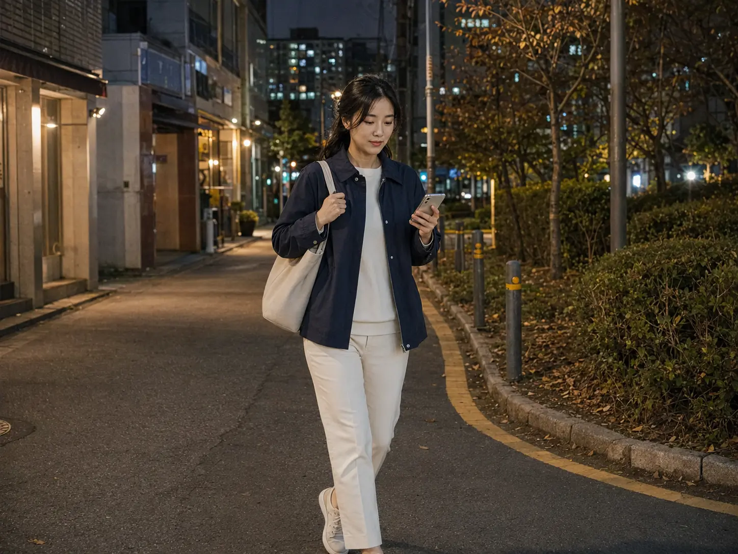 인천 계양 임학동 인근에서 숙소로 이동하는 로컬 에디터 수현