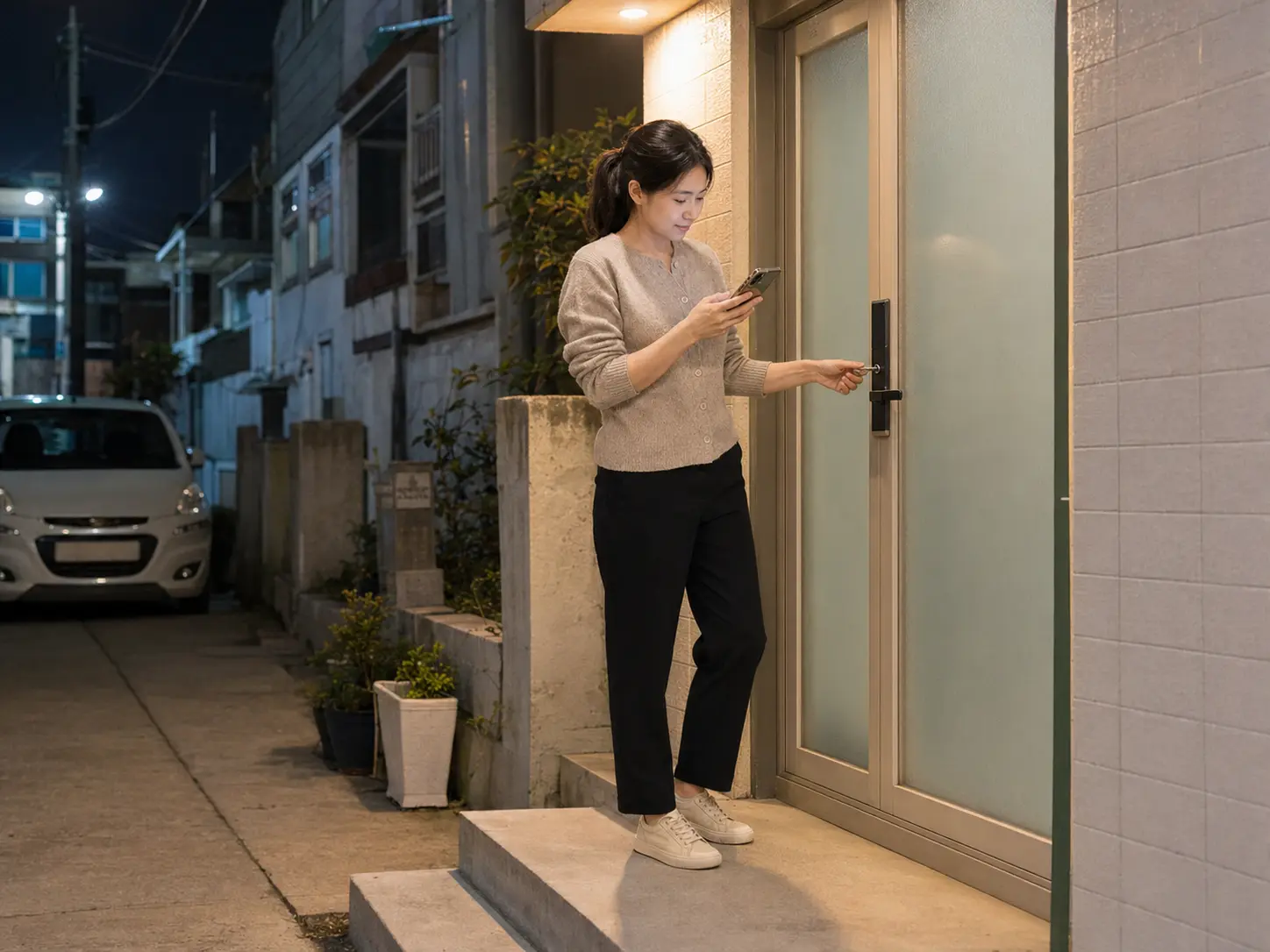 인천 계양 박촌동 인근에서 숙소로 이동하는 로컬 에디터 지안