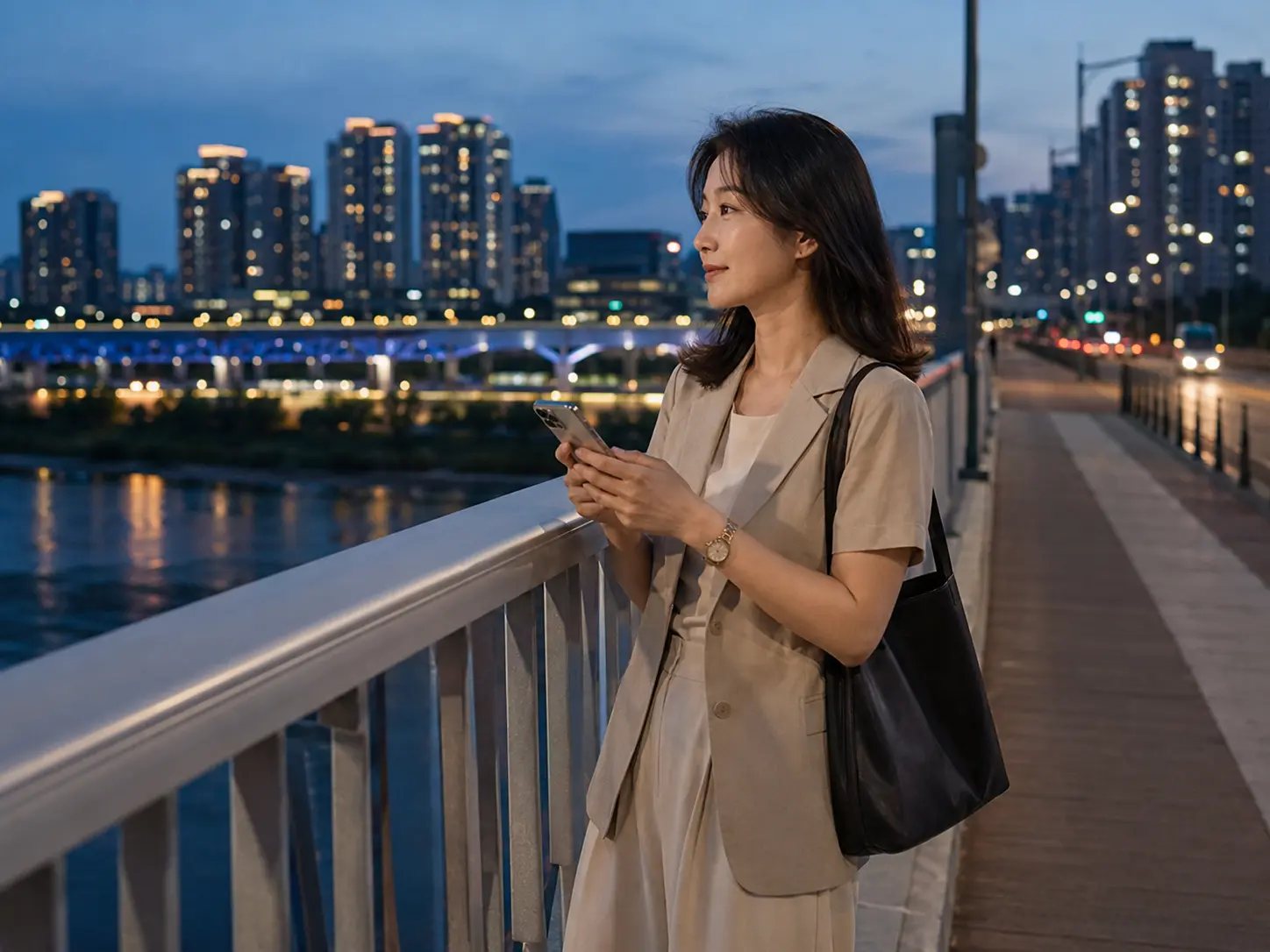 세종 보람동 소담동 인근에서 숙소로 이동하는 로컬 에디터 윤서